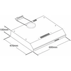 SIA STH60SS 60cm Stainless Steel Slimline Visor Cooker Hood Kitchen Extractor 8 SIA STH60SS 60cm Stainless Steel Slimline Visor Cooker Hood Kitchen Extractor -Home Appliances Store 66026711 4