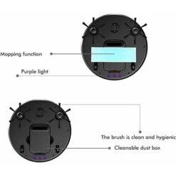 Sweeping Robot Vacuum Cleaner, 3-in-1 Intelligent Robot Vacuum Cleaner With Vacuuming, Sweeping And Mopping Function, Intelligent Obstacle Detection And Automatic Charging -Home Appliances Store 67590836 3