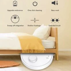 Sweeping Robot Vacuum Cleaner, 3-in-1 Intelligent Robot Vacuum Cleaner With Vacuuming, Sweeping And Mopping Function, Intelligent Obstacle Detection And Automatic Charging -Home Appliances Store 67590836 5