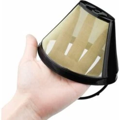 2 Pcs Reusable Coffee Filter Permanent Filter With Stainless Steel Mesh Filter Size 4 For 8-12 Cups Of Coffee Plastic Black -Home Appliances Store 68106290 5