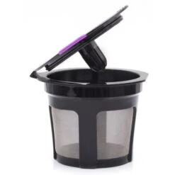 Reusable K Cups For Keurig, Universal Refillable Coffee Filters For Single Serve Coffee Maker, 3-Pack Of Reusable Pods, Black -Home Appliances Store 68106291 4