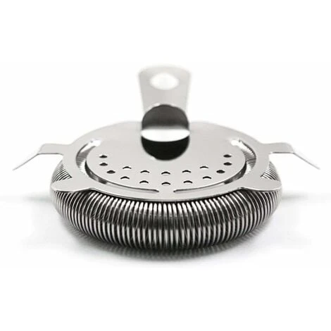 Hawthorne Cocktail Strainer Stainless Steel Bar Strainer Professional 4 Prong Strainer With 100 Wire Spring 4 Hawthorne Cocktail Strainer Stainless Steel Bar Strainer Professional 4 Prong Strainer With 100 Wire Spring - Image 4
