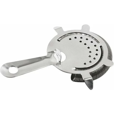 Hawthorne Cocktail Strainer Stainless Steel Bar Strainer Professional 4 Prong Strainer With 100 Wire Spring 5 Hawthorne Cocktail Strainer Stainless Steel Bar Strainer Professional 4 Prong Strainer With 100 Wire Spring - Image 5