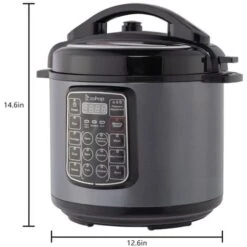 1000W Push-button Stainless Steel Electric Pressure Cooker 13 In 1 Cooking Mode, Stainless Steel Color - B -Home Appliances Store 68154259 5