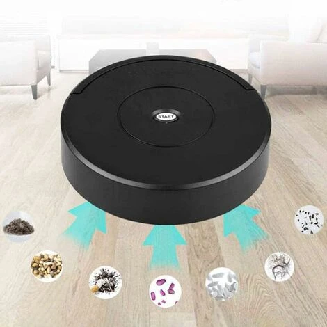 Intelligent Sweeping Robot, Cleaner Sweeping Robot, Household Automatic Intelligent Floor Cleaning Robot Dust Collector Black 1 Intelligent Sweeping Robot, Cleaner Sweeping Robot, Household Automatic Intelligent Floor Cleaning Robot Dust Collector Black
