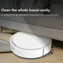 Automatic Robot Cleaner 3 In 1 Intelligent Robot Sweeper Household Lazy Vacuum Cleaner Wireless Cleaning Sweeping Robot, White B 8 Automatic Robot Cleaner 3 In 1 Intelligent Robot Sweeper Household Lazy Vacuum Cleaner Wireless Cleaning Sweeping Robot, White B -Home Appliances Store 69625290 4