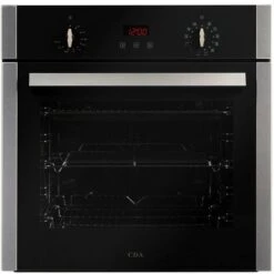 CDA Built-in Single Electric Oven In Stainless Steel, 12 Function 65L - SC300SS