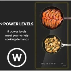 NOXTON Ceramic Hob, 2 Zone Domino Cooker Built-in 30cm Electric Hobs Black Glass Hot Plate Cooktop With Touch Controls 9 NOXTON Ceramic Hob, 2 Zone Domino Cooker Built-in 30cm Electric Hobs Black Glass Hot Plate Cooktop With Touch Controls -Home Appliances Store 72566717 5