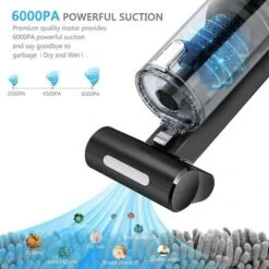 Powerful Car Vacuum Cleaner 5500pa Portable Handheld 100w Wet & Dry Use Rechargeable Home Car Vacuum Cleaner -Home Appliances Store 74691961 3