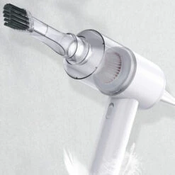 Cordless Car Vacuum Cleaner, Vacuum And Blower 2 In 1 Mini Vacuum Cleaner, Durable Dust Mite Cleaner For Home And Car, Cordless Vacuum And Blower White (Built-in Lithium Battery) -Home Appliances Store 77084450 3