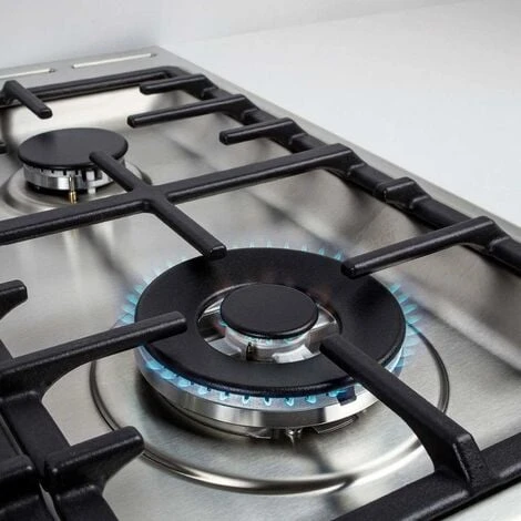 70cm Gas Hob In Stainless Steel, 5 Burner, Cast Iron Supports - Hisense GM773XF 3 70cm Gas Hob In Stainless Steel, 5 Burner, Cast Iron Supports - Hisense GM773XF - Image 3