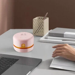 Desktop Vacuum Cleaner Mini USB Adjustable Charging Strong Suction Power Charging Computer Keyboard Cleaning Table Dust Sweeper Crumb Counter Portable Office Kitchen Energy Saving -Home Appliances Store 77561790 4