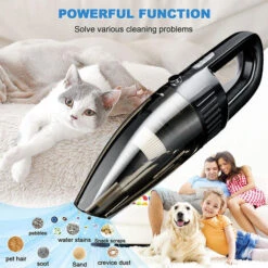Powerful Quick Charge Lithium-ion Handheld Vacuum Cleaner, Small Lightweight Portable Handheld Vacuum Cleaner, Mini Handheld Vacuum Cleaner For Car, Home, Pet Hair -Home Appliances Store 77562066 4