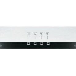 Hotpoint Angled Cooker Hood Kitchen Extractor Fan In Black / SS - PHVP 6.6F LM K -Home Appliances Store 78211309 3