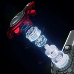 Monzana Cordless Vacuum Cleaner 4 In 1 Battery Handheld LED Stick Hoover Rechargeable Lithium 40 Min Run Time Grey -Home Appliances Store 79168142 3