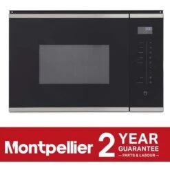 Built-in Microwave Oven With Grill In Black, 25L 900W - Montpellier MWBI73B -Home Appliances Store 80334023 5