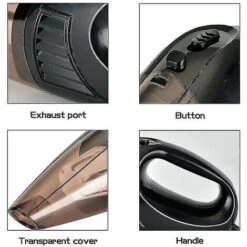 Car Vacuum 4 In 1 Auto Cleaner 12v 75w Handheld Power Cord Hoover Caravan Van 7 Car Vacuum 4 In 1 Auto Cleaner 12v 75w Handheld Power Cord Hoover Caravan Van -Home Appliances Store 81450282 3