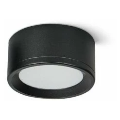 LED Ceiling Light 4.0 Inch 12W, 4000K White Light Black Ceiling Light 3PCS