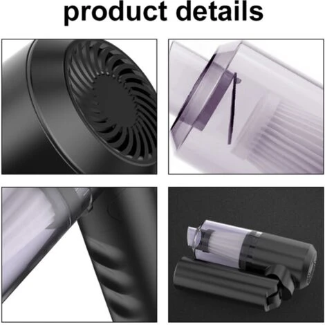 120W/20000Pa Powerful Suction Handheld Portable Car Vacuum Cleaner 5 120W/20000Pa Powerful Suction Handheld Portable Car Vacuum Cleaner - Image 5