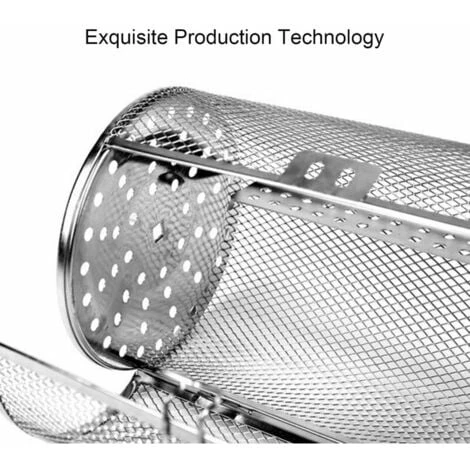 Electric Oven Universal Fitting Kitchen Nuts/Peanuts/Chestnuts Baking Stainless Steel Rotation Roast Cage 2314cm 5 Electric Oven Universal Fitting Kitchen Nuts/Peanuts/Chestnuts Baking Stainless Steel Rotation Roast Cage 2314cm - Image 5