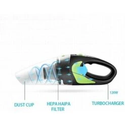 Cordless Handheld Vacuum Cleaner, 4000PA Car Vacuum Cleaner, 120W Power, USB Rechargeable, Wet And Dry Vacuum Cleaner -Home Appliances Store 88298589 5