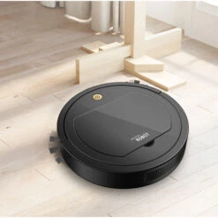 Robot Vacuum Cleaner, Powerful Robot Vacuum Cleaner, Anti-Collection, Anti-Drop, Multiple Mode, For Household/Pet Hair/Dust/Floor Cleaning, Quiet (Black) -Home Appliances Store 88298804 4
