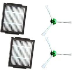 Side Brush Sweeping Robot Accessories For Irobot Roomba I7 E5 E6 I3 Series, 2x Filter + 2x Roller Brush + 2x Side Brush -Home Appliances Store 88300266 4