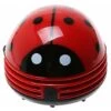 Mini Electric Tabletop Vacuum Cleaner,Mini Ladybug Shape Dust Collector Handheld Vacuum Cleaner Desktop