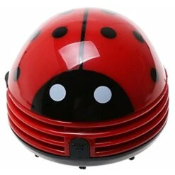 Mini Electric Tabletop Vacuum Cleaner,Mini Ladybug Shape Dust Collector Handheld Vacuum Cleaner Desktop
