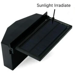 Car Solar Powered Fan,Small Air Conditioner Window Fans,Solar Powered Cooler Exhaust Fan (Black) -Home Appliances Store 90740251 3