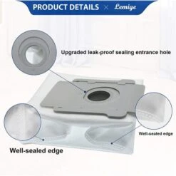 10 Packs Of Vacuum Bags For IRobot I7E5E6 Series Clean Base Automatic Dirt Disposal Bags -Home Appliances Store 92864356 4