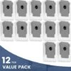 12 Pack Vacuum Cleaner Bags For IRobot Roomba I & S Series I7 I7+/Plus (7550) I3+ (3550) I6+ (6550) I8+ (8550) S9+ (9550) Clean Base Auto Dirt Disposal Bags