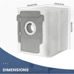 12 Pack Vacuum Cleaner Bags For IRobot Roomba I & S Series I7 I7+/Plus (7550) I3+ (3550) I6+ (6550) I8+ (8550) S9+ (9550) Clean Base Auto Dirt Disposal Bags -Home Appliances Store 92867558 5