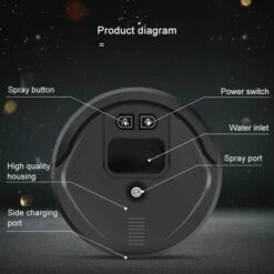 Smart Wireless Automatic Robot Vacuum Cleaner Humidifier Wet Dry Cleaning Machine For Home -Home Appliances Store 93892783 3