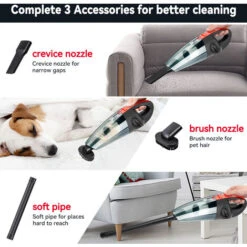 Audew S1 8500Pa Handheld Cordless Vacuum Cleaner Wet & Dry Car Home UK Plug -Home Appliances Store 94598821 4