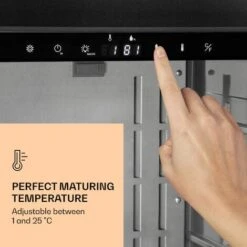 Klarstein Steakhouse Pro 98 Onyx Meat Aging Cabinet 1 Zone 98 L 1-25°C Touch Panorama -Home Appliances Store 94662178 4