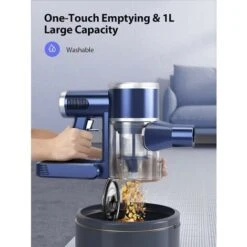 BuTure 400W/33KPACordless Vacuum Cleaner JR600,Stick Vacuum With Automatic Dust Detection, Large LED Display, Up To 55Mins,Ultra-Quiet Handheld Vacuum Cleaners For Hardwood Floor Carpet Pet Hair -JR60 -Home Appliances Store 95043237 5