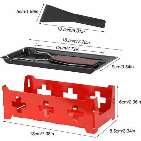 Mini Four Rôtissoire à Fromage Antiadhésif Avec Spatule En Silicone Pour Faire Fondre Le Fromage, Le Chocolat 2 Mini Four Rôtissoire à Fromage Antiadhésif Avec Spatule En Silicone Pour Faire Fondre Le Fromage, Le Chocolat - Image 2
