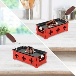 Mini Four Rôtissoire à Fromage Antiadhésif Avec Spatule En Silicone Pour Faire Fondre Le Fromage, Le Chocolat 8 Mini Four Rôtissoire à Fromage Antiadhésif Avec Spatule En Silicone Pour Faire Fondre Le Fromage, Le Chocolat -Home Appliances Store 95076625 4