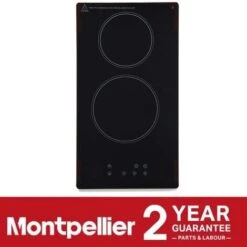 Montpellier CER31NT 30cm Glass Domino Ceramic Electric Hob - Black -Home Appliances Store 95495360 5