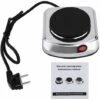 Portable Electric Stove,Coffee Heater,500W Electric Burner Easy To Clean,Electric Mini Stove