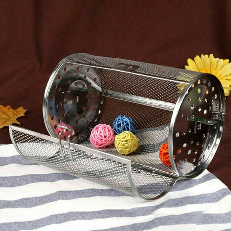 Kitchen Nuts/Peanuts/Chestnuts Baking Stainless Steel Rotating Roast CageElectric Oven Universal Fitting 2314cm 3 Kitchen Nuts/Peanuts/Chestnuts Baking Stainless Steel Rotating Roast CageElectric Oven Universal Fitting 2314cm - Image 3