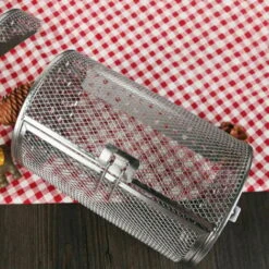 Kitchen Nuts/Peanuts/Chestnuts Baking Stainless Steel Rotating Roast CageElectric Oven Universal Fitting 2314cm 8 Kitchen Nuts/Peanuts/Chestnuts Baking Stainless Steel Rotating Roast CageElectric Oven Universal Fitting 2314cm -Home Appliances Store 95650685 4