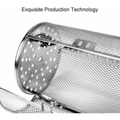 Kitchen Nuts/Peanuts/Chestnuts Baking Stainless Steel Rotating Roast CageElectric Oven Universal Fitting 2314cm 9 Kitchen Nuts/Peanuts/Chestnuts Baking Stainless Steel Rotating Roast CageElectric Oven Universal Fitting 2314cm -Home Appliances Store 95650685 5