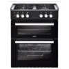 Belling 602DITCLPGBLK Drop In Static 60cm Double Oven - LPG Gas - 444410622