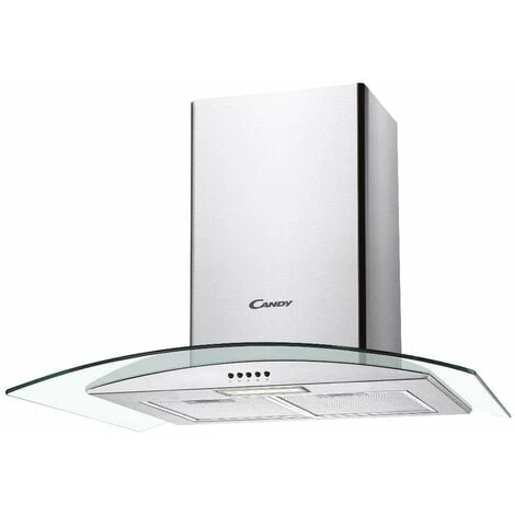 Candy CGM70NX 70cm Curved Glass Chimney Cooker Hood Stainless Steel 1 Candy CGM70NX 70cm Curved Glass Chimney Cooker Hood Stainless Steel
