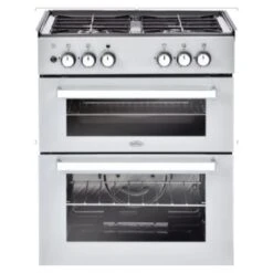 Belling 602DITCLPGSIL Drop In Static 60cm Double Oven - LPG Gas - 444410624