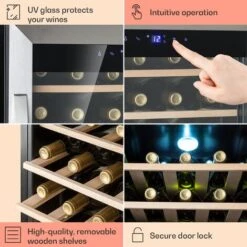 Klarstein Vinamour 32 Uno Wine Fridge 1 Zone 95 L / 36 Bottles 4-18°C Touch -Home Appliances Store 96890172 5