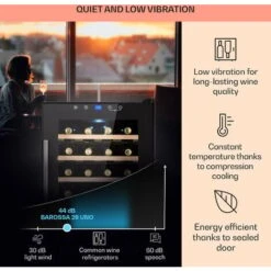 Klarstein Barossa 29 Uno Wine Refrigerator 1 Zone 88 Litres / 28 Bottles Touch Display -Home Appliances Store 96890184 4