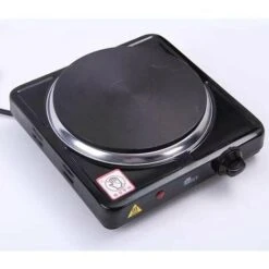 1000 W Hob, Black Ideal Kitchen Hob For Student Accommodation, In The Garden Or At The Campsite, Electric Hob With Infinitely Adjustable Thermostat -Home Appliances Store 97454416 5